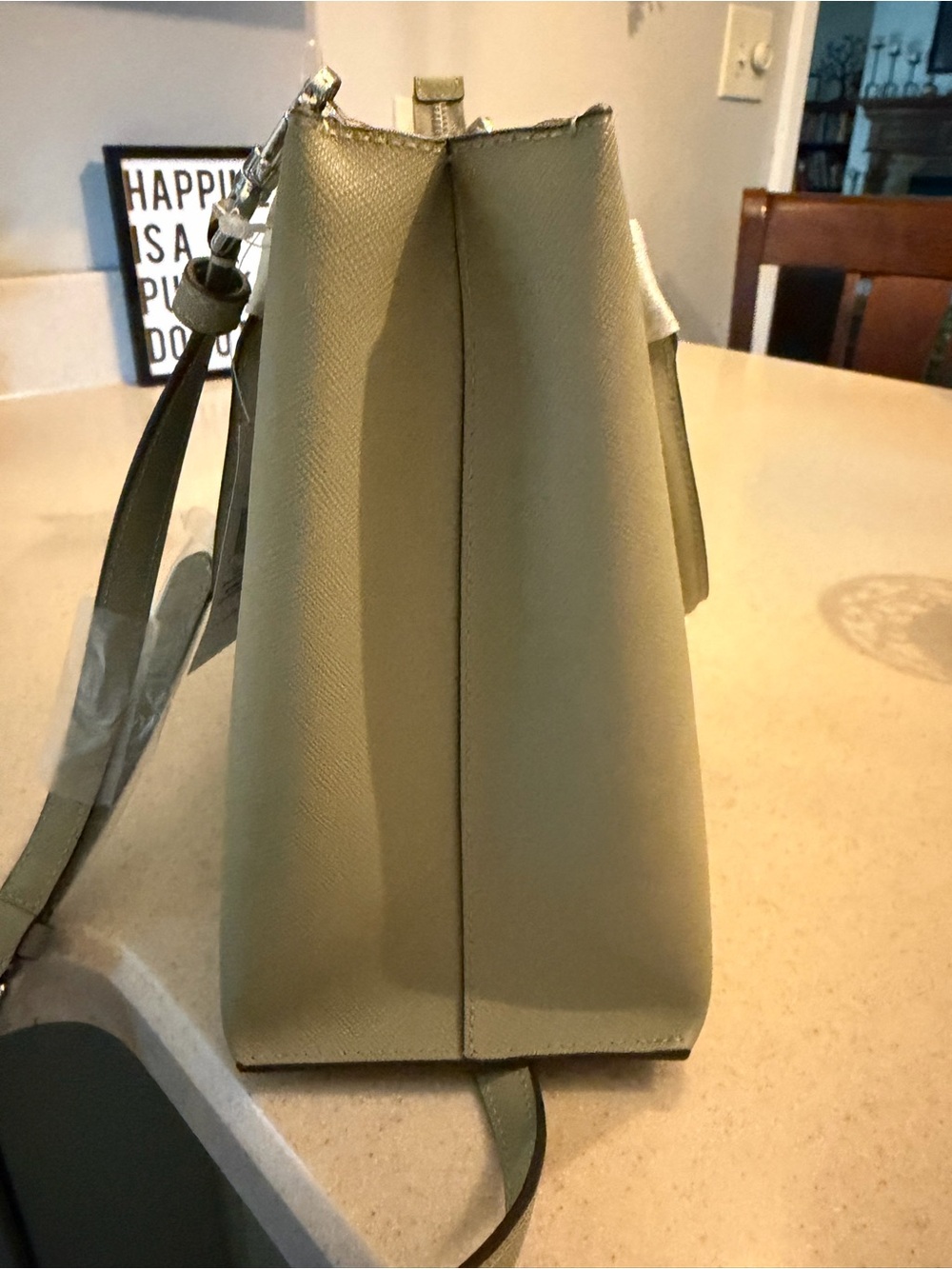 kate spade Olive Green Saffiano Crossbody Tote